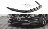 Maxton Design Spoiler předního nárazníku Volvo S60 Mk2 R-Design V.2 - černý lesklý lak