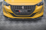 Maxton Design Spoiler předního nárazníku Peugeot 208 Mk2 V.2 - texturovaný plast