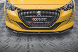 Maxton Design Spoiler předního nárazníku Peugeot 208 Mk2 V.2 - texturovaný plast