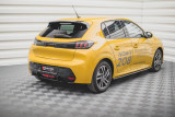 Maxton Design Zesílený zadní difuzor Racing Peugeot 208 Mk2 - červená