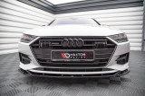 Maxton Design Spoiler předního nárazníku Audi A7 C8 V.1 - texturovaný plast