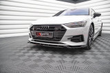 Maxton Design Spoiler předního nárazníku Audi A7 C8 V.2 - texturovaný plast