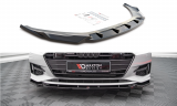 Maxton Design Spoiler předního nárazníku Audi A7 C8 V.2 - černý lesklý lak