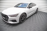Maxton Design Prahové lišty Audi A7 C8 - karbon