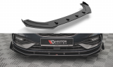 Maxton Design Spoiler předního nárazníku s křidélky Street Pro Seat Leon FR Mk4 - červeno-černá