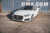 Maxton Design Spoiler předního nárazníku Audi S5/A5 S-Line B9 Facelift V.1 - texturovaný plast