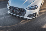 Maxton Design Spoiler předního nárazníku Audi S5/A5 S-Line B8 Coupe/Sportback Facelift V.1 - texturovaný plast