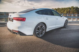 Maxton Design Spoiler předního nárazníku Audi S5/A5 S-Line B8 Coupe/Sportback Facelift V.1 - texturovaný plast