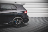 Maxton Design Boční lišty zadního nárazníku VW Golf VIII R - texturovaný plast