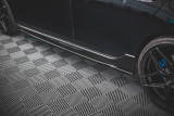Maxton Design Prahové lišty VW Golf VIII R - černý lesklý lak