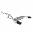 Catback exhaust Fiat 500/595/695 Abarth Scorpion Exhaust - non-resonated / carbon fibre trims