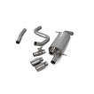 Valved GPF-back exhaust Ford Fiesta ST (Mk8) Scorpion Exhaust - polished trims