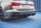 Maxton Design Spoiler zadního nárazníku Audi RS6 / RS7 (C8) - texturovaný plast