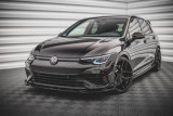 Maxton Design Spoiler předního nárazníku VW Golf VIII R V.4 - texturovaný plast