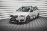 Maxton Design Spoiler předního nárazníku Škoda Octavia III V.1 - texturovaný plast