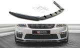 Maxton Design Spoiler předního nárazníku Škoda Octavia III RS V.3 - karbon