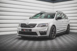 Maxton Design Spoiler předního nárazníku Škoda Octavia III RS V.4 - texturovaný plast