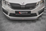 Maxton Design Spoiler předního nárazníku Škoda Octavia III RS Facelift V.1 - texturovaný plast