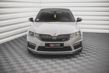 Maxton Design Spoiler předního nárazníku Škoda Octavia III RS Facelift V.1 - černý lesklý lak