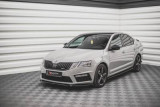 Maxton Design Spoiler předního nárazníku Škoda Octavia III RS Facelift V.3 - texturovaný plast