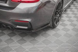 Maxton Design Boční lišty zadního nárazníku BMW M4 (F82) - texturovaný plast
