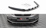 Maxton Design Spoiler předního nárazníku Škoda Octavia III Facelift V.2 - černý lesklý lak