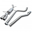 Cobra Sport Catback exhaust Skoda Fabia II RS 1.4 TSI - non-resonated / TP101-CF tips