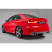 Cobra Sport Valved Turboback exhaust with sports catalyst Audi S3 (8V) Limousine - resonated / TP92-BLK tips