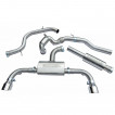 Cobra Sport Turboback exhaust with sports catalyst VW Golf GTI (Mk7) Facelift - resonated / TP34 tips