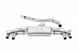 Catback výfuk 80mm AUDI S3 8Y Sportback 2.0 TFSI Quattro Milltek Sport - bez rezonátoru / karbonové kulaté koncovky
