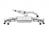 Catback výfuk 80mm AUDI S3 8Y Sportback 2.0 TFSI Quattro Milltek Sport - s rezonátorem / leštěné oválné koncovky