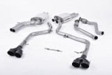 Milltek Sport RACE Catback exhaust AUDI S5 3.0 TFSI B8.5 2012+ Coupe/Cabrio - Non-Resonated / Black tips