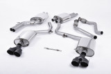 Milltek Sport Catback exhaust AUDI S5 3.0 TFSI B8.5 2012+ Coupe/Cabrio - Black tips