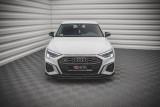 Maxton Design Spoiler předního nárazníku Street Pro AUDI A3 S-Line / S3 (8Y) - černý