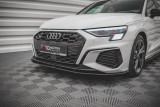 Maxton Design Spoiler předního nárazníku Street Pro AUDI A3 S-Line / S3 (8Y) - černý