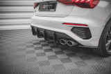 Maxton Design Zadní difuzor Street Pro AUDI A3 S-Line / S3 (8Y) Sportback - červeno-černý