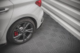 Maxton Design Boční lišty zadního nárazníku Street Pro AUDI A3 S-Line / S3 (8Y) Sportback - červeno-černé