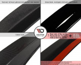 Maxton Design Nástavec střešního spoileru AUDI A3 S-Line / S3 (8Y) Sportback V.2 - černý lesklý lak