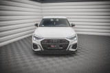 Maxton Design Spoiler předního nárazníku AUDI A3 S-Line / S3 (8Y) V.1 - texturovaný plast