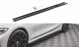 Maxton Design Prahové lišty BMW 3 (G20) - černý lesklý lak