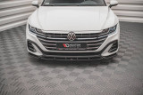 Maxton Design Spoiler předního nárazníku VW Arteon R-Line Facelift V.1 - černý lesklý lak