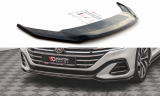 Maxton Design Spoiler předního nárazníku VW Arteon R-Line Facelift V.3 - černý lesklý lak