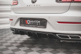 Maxton Design Spoiler zadního nárazníku VW Arteon R-Line Facelift - černý lesklý lak