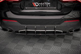 Maxton Design Zadní difuzor Street Pro BMW 4 G22 M-Paket - červeno-černý