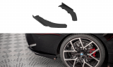 Maxton Design Boční lišty zadního nárazníku s křidélky Street Pro BMW 4 G22 M-Paket - červeno-černé