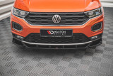 Maxton Design Spoiler předního nárazníku VW T-Roc V.1 - texturovaný plast