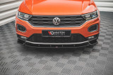 Maxton Design Spoiler předního nárazníku VW T-Roc V.2 - texturovaný plast
