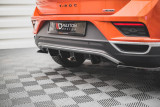 Maxton Design Lišta zadního nárazníku VW T-Roc - černý lesklý lak