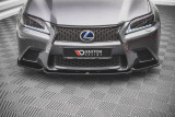 Maxton Design Spoiler předního nárazníku LEXUS GS Mk4 F Sport V.1 - karbon