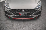 Maxton Design Spoiler předního nárazníku s křidélky HYUNDAI I30 N Mk3 Facelift V.1 - texturovaný plast